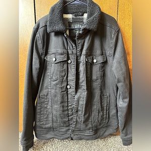 Sherpa-Lined Denim Trucker Jacket